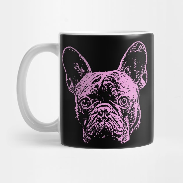 Pink French Bulldog by childofthecorn